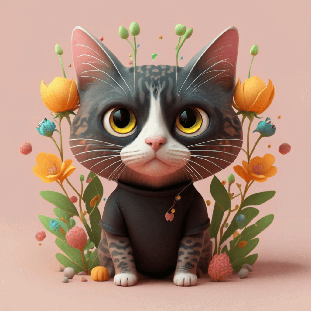 一只可爱的小猫